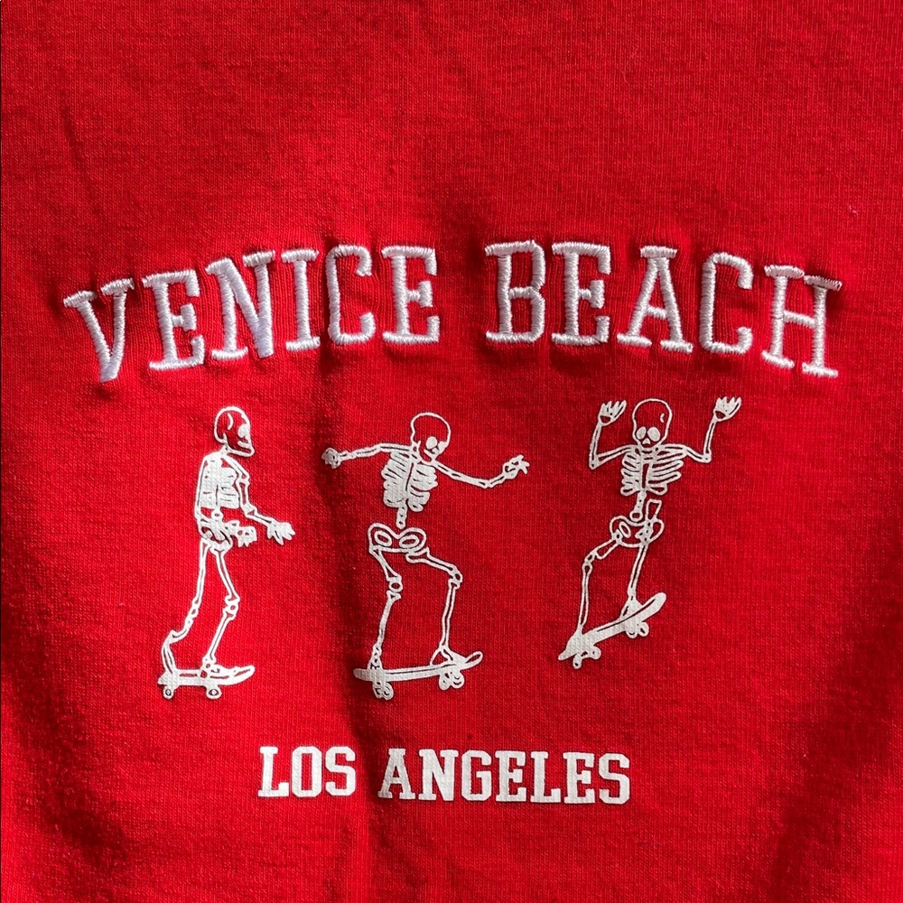 HomeGirl Society - Venice Beach Red Graphic Tank Top - XL - Picture 5 of 5